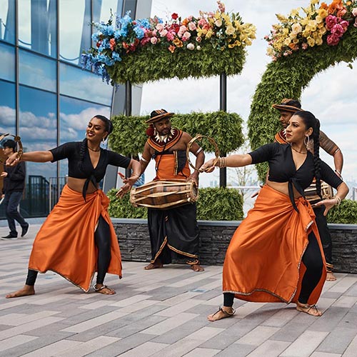 Cultural performance at Empire Outlets