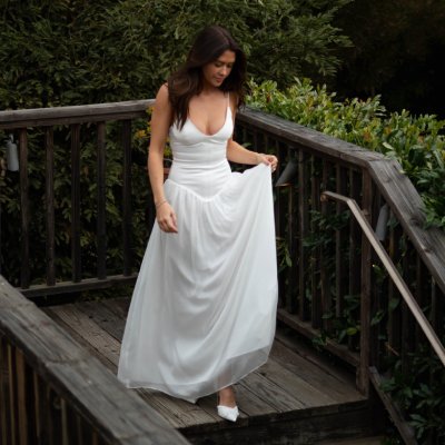 BANANA REPUBLIC Banana Republic white dress