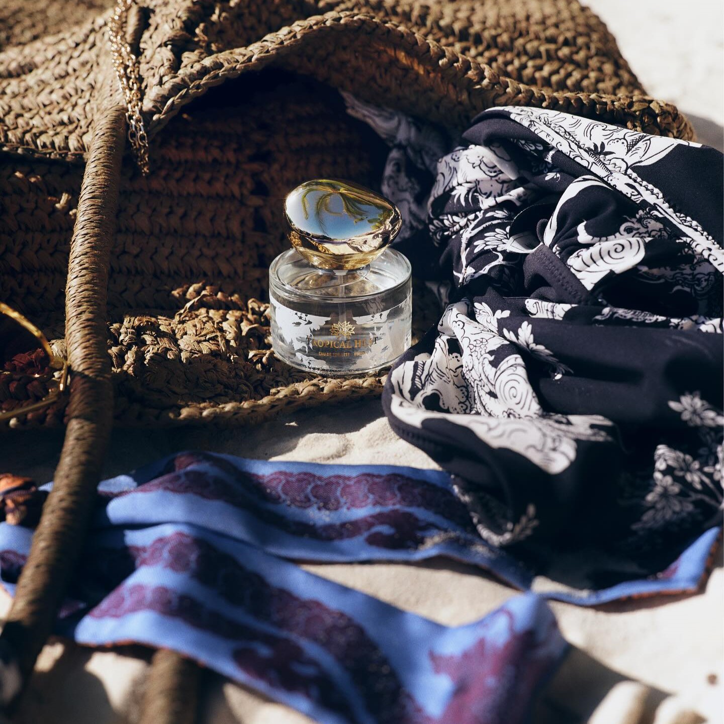 H&M beachwear and perfume